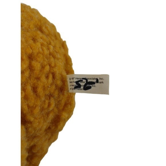 Vintage 1987 Henson Associates Baby Fozzie 9" Plush‎ Bear Red Green Scarf Toy - Picture 6 of 6